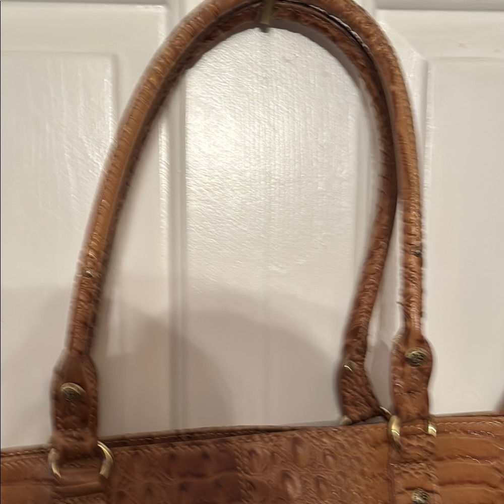 Marc Fisher Brown Crocodile Embossed Tote - Picture 6 of 13